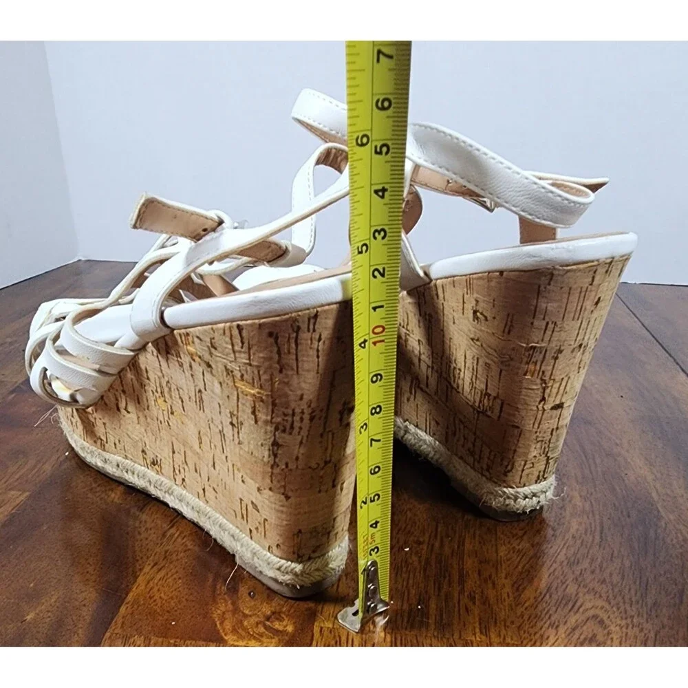 LimeLight Cork Wedge Sandals Women's Size 11